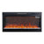 36" Modern Black Insert Electric Fireplace with Remote Control