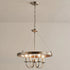 4-Light Iron Modern Island Pendant Lighting with Acrylic Lens