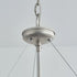4-Light Iron Modern Island Pendant Lighting with Acrylic Lens