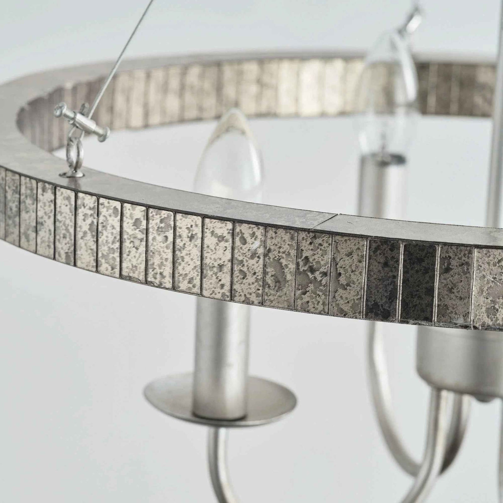 4-Light Iron Modern Island Pendant Lighting with Acrylic Lens