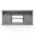 68" Farmhouse TV Stand with Double Sliding Barn Doors for Living Room