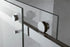 60''W X 76'' H Double Sliding Frameless Shower Door with Clear Glass