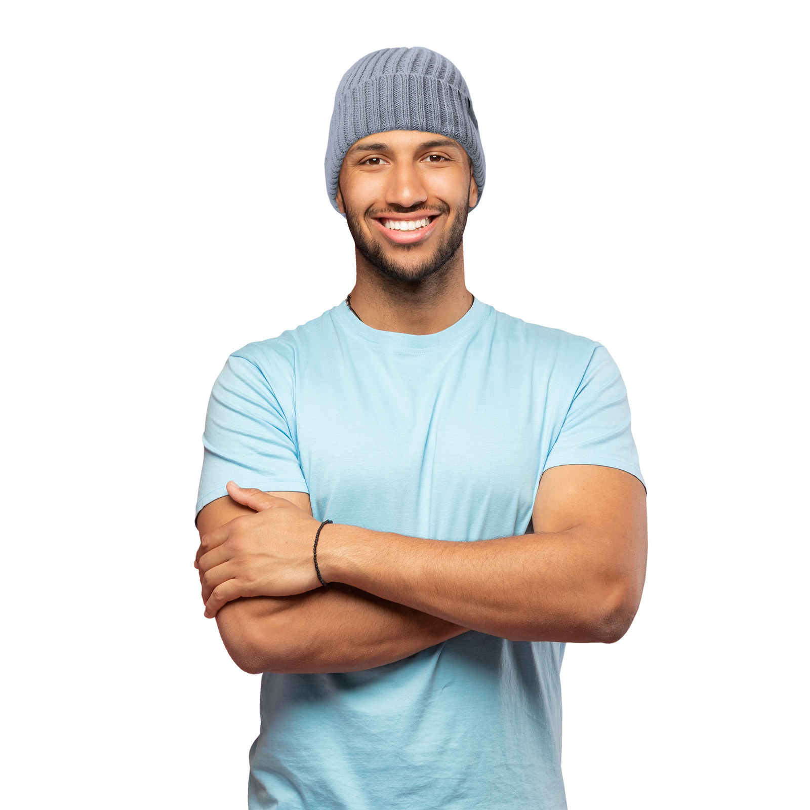 Safety Beanie with Reflective Stitching