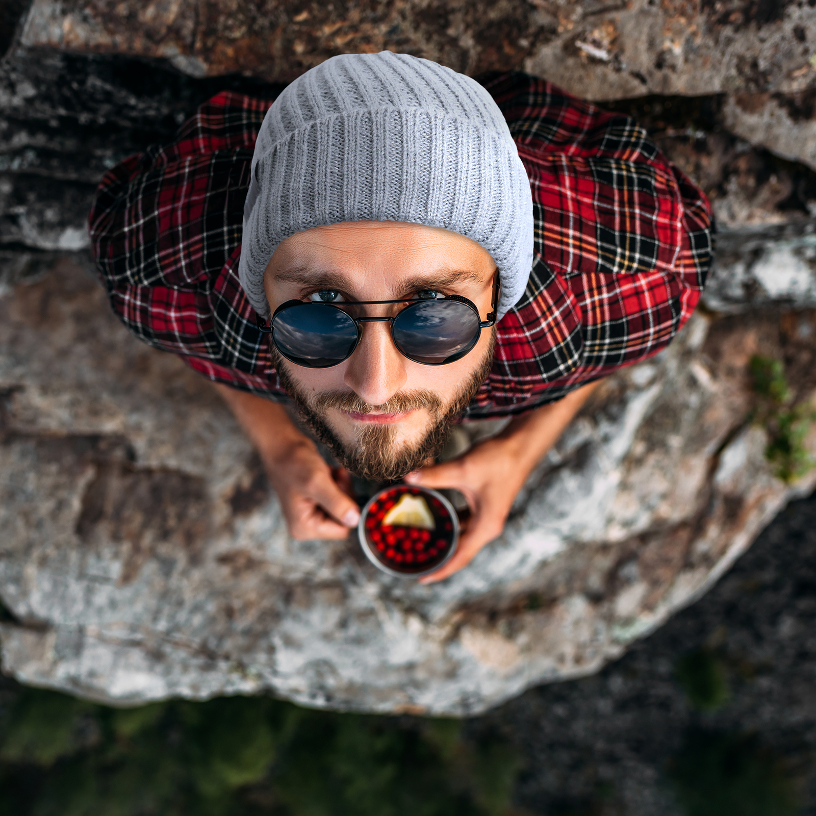 Safety Beanie with Reflective Stitching