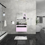 Luxurious 4-Piece Stainless Square Matte Black Bathroom Hardware Set: Towel Bar, Towel Ring, Toilet Paper Holder, Robe Hook, and Tower Holder - Wall Mounted