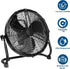 BILT HARD 12" Portable Misting Floor Fan with Rechargeable Battery for Outdoors