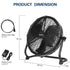 BILT HARD 16" Outdoor Misting Fan: Battery Operated with 15600mAh Detachable Battery & Misting Function