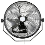 BILT HARD 18" Industrial Wall Mount Fan: 3-Speed High-Velocity, 4300 CFM, Heavy-Duty Metal Barn Fan