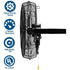 BILT HARD 18" Industrial Wall Mount Fan: 3-Speed High-Velocity, 4300 CFM, Heavy-Duty Metal Barn Fan