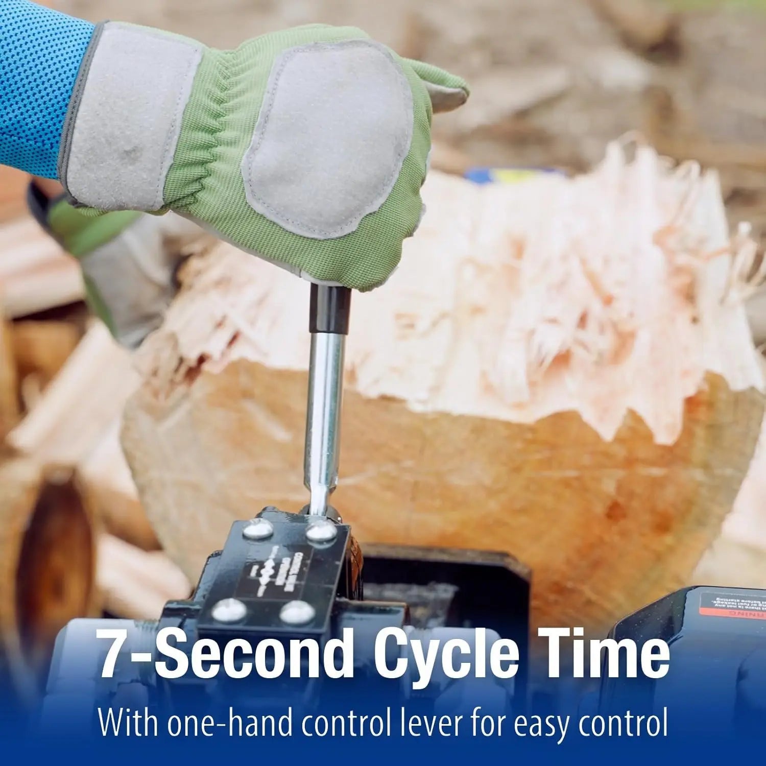 BILT HARD 20-Ton Gas Log Splitter: 7hp 209cc OHV Engine, 19