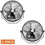 BILT HARD 20" Industrial Wall Mount Fan: 4600 CFM, 3-Speed High Velocity, Heavy-Duty Metal Barn Fan, UL Listed