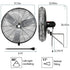 BILT HARD 30" 9500 CFM High-Velocity Wall Fan: 3-Speed Oscillating Industrial Fan, Heavy-Duty & UL Listed