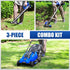 BILT HARD 40V 17" Brushless Cordless Lawn Mower with 2-in-1 12" String Trimmer/Edger and Leaf Blower Combo Set