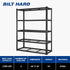 BILT HARD 48" W Garage Shelving 2500 LBS, 72" H x 18" D Storage Shelves, Heavy Duty 5-Tier Metal Shelving Units with Adjustable Shelf, Steel Wire Utility Shelving