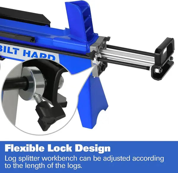 BILT HARD 6.5-Ton Electric Log Splitter, 15Amp Hydraulic Wood Splitter