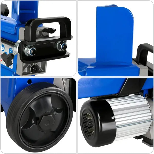 BILT HARD 6.5-Ton Electric Log Splitter, 15Amp Hydraulic Wood Splitter