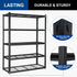 BILT HARD 60" W Garage Shelving 3300 LBS, 72" H x 18" D Storage Shelves, Heavy Duty 5-Tier Metal Shelving Units with Adjustable Shelf, Steel Wire Utility Shelving