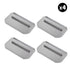 Set of 4 - 6″ x 14″ Replacement Combo Trowel Blades Bar Mount for Tomahawk 36" Power Trowels