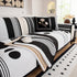 Modern Geometric Sofa Cover - Thick Woven, Pet Friendly, Stylish Couch Protector