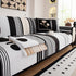 Modern Geometric Sofa Cover - Thick Woven, Pet Friendly, Stylish Couch Protector