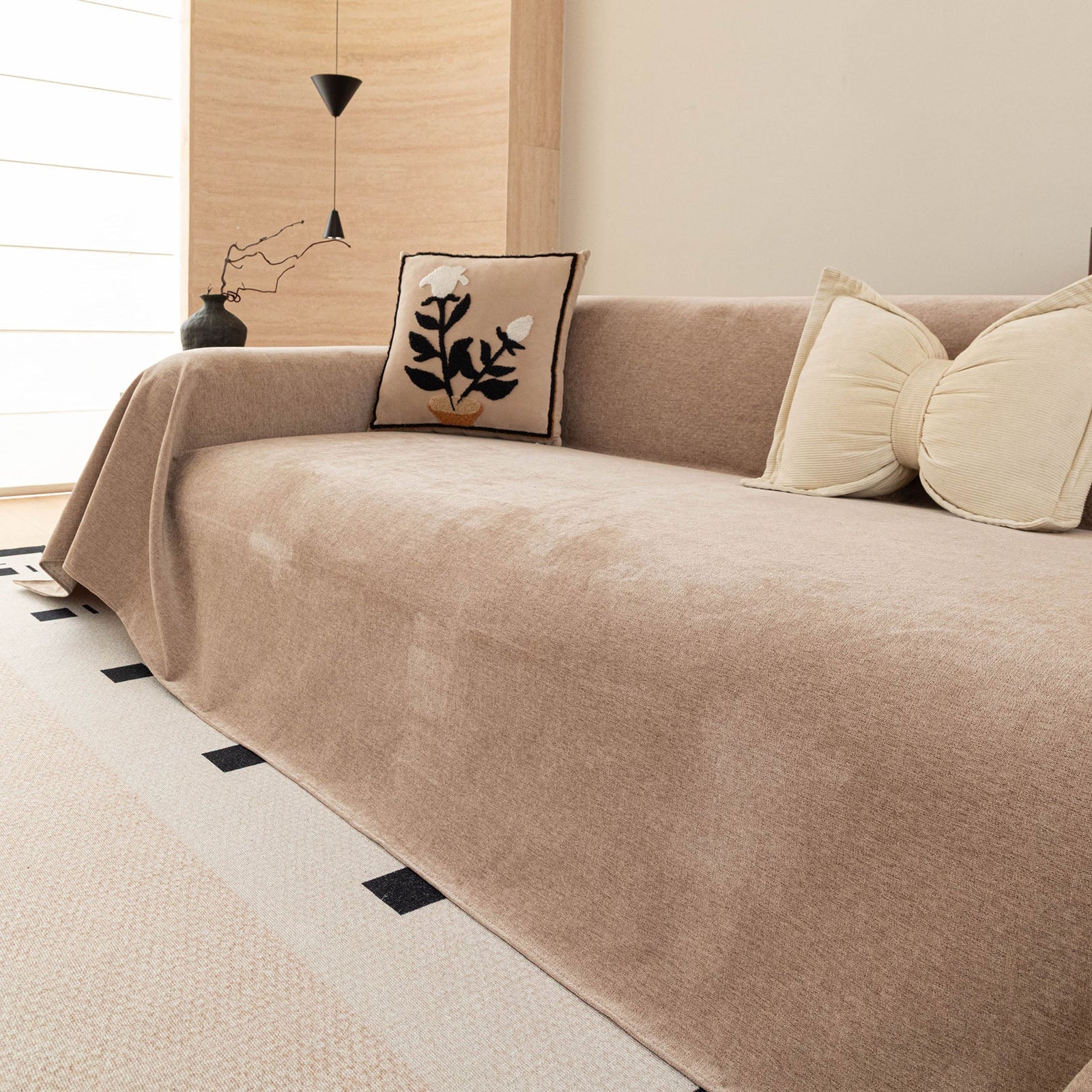 Luxury Pet Friendly Couch Cover, Non-Slip Furniture Protector Blanket for Pets, Kids