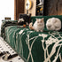 Modern Abstract Floral Sofa Throw Blanket, Decor Furniture Protector for Living Room