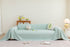Cooling Embossed Botanical Couch Cover, Soft Ice Silk Furniture Protector for Sofa