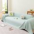 Cooling Embossed Botanical Couch Cover, Soft Ice Silk Furniture Protector for Sofa
