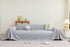 Cooling Embossed Botanical Couch Cover, Soft Ice Silk Furniture Protector for Sofa