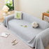 Cooling Embossed Botanical Couch Cover, Soft Ice Silk Furniture Protector for Sofa