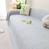 Cooling Embossed Botanical Couch Cover, Soft Ice Silk Furniture Protector for Sofa