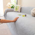 Cooling Embossed Botanical Couch Cover, Soft Ice Silk Furniture Protector for Sofa