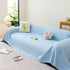 Cooling Embossed Botanical Couch Cover, Soft Ice Silk Furniture Protector for Sofa