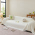 Cooling Embossed Botanical Couch Cover, Soft Ice Silk Furniture Protector for Sofa
