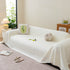 Cooling Embossed Botanical Couch Cover, Soft Ice Silk Furniture Protector for Sofa