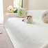 Cooling Embossed Botanical Couch Cover, Soft Ice Silk Furniture Protector for Sofa