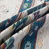 Southwestern Boho Woven Tribal Sofa Cover Blanket, Rustic Farmhouse Couch Throw Cover