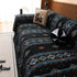 Southwestern Boho Woven Tribal Sofa Cover Blanket, Rustic Farmhouse Couch Throw Cover