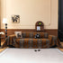 Southwestern Boho Woven Tribal Sofa Cover Blanket, Rustic Farmhouse Couch Throw Cover