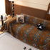 Southwestern Boho Woven Tribal Sofa Cover Blanket, Rustic Farmhouse Couch Throw Cover