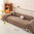 Textured Striped Cozy Couch Cover Throw Blanket with Pom Pom Trim for Sectional Sofa
