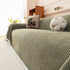 Textured Striped Cozy Couch Cover Throw Blanket with Pom Pom Trim for Sectional Sofa