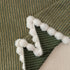 Textured Striped Cozy Couch Cover Throw Blanket with Pom Pom Trim for Sectional Sofa