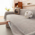Textured Striped Cozy Couch Cover Throw Blanket with Pom Pom Trim for Sectional Sofa