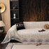 Chenille Sofa Cover Throw Blanket Woven Textured Decorative Furniture Slipcover
