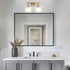 Brilliance Modern Farmhouse 2-Light Vanity Light