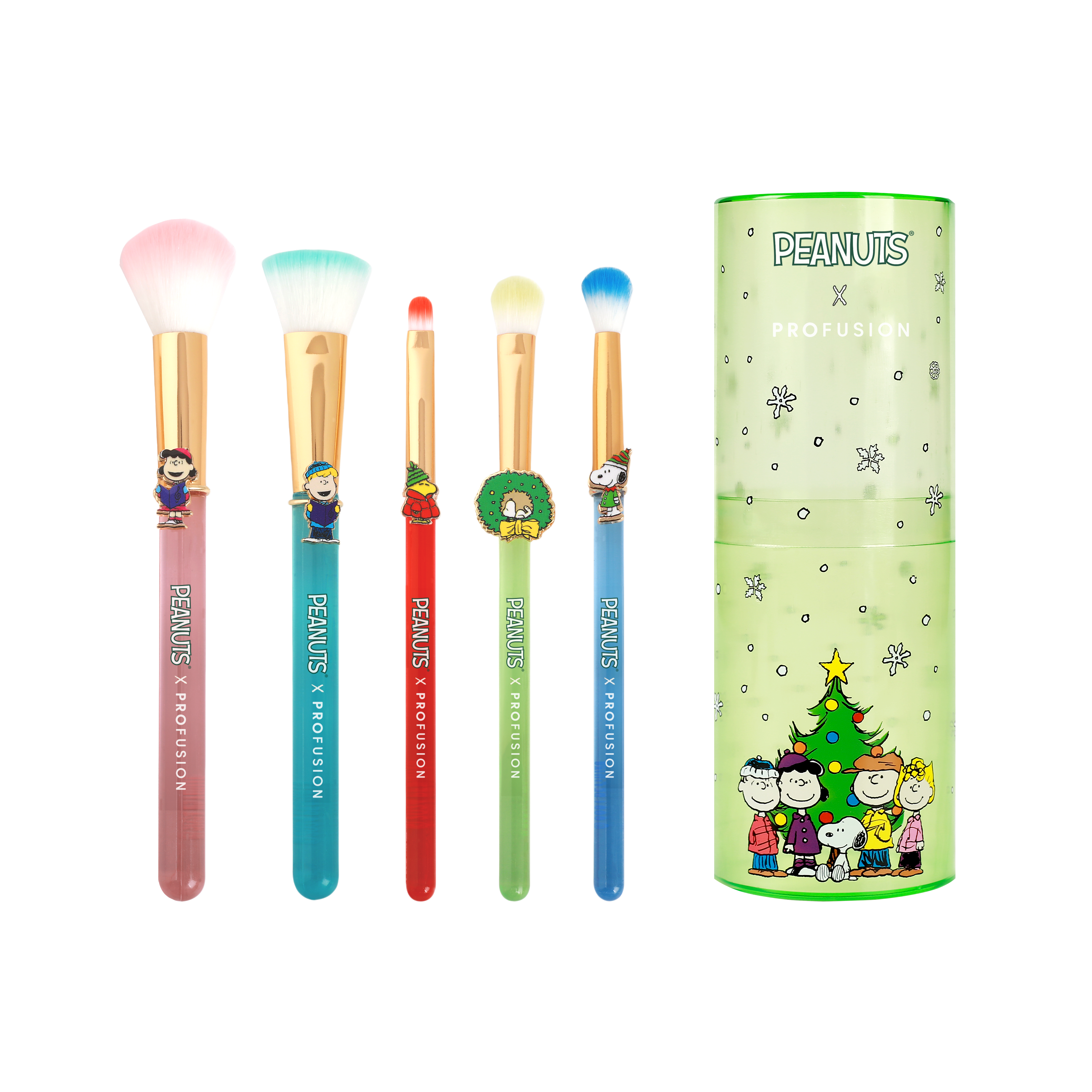 Peanuts Holiday | Merry & Bright Brush Set with Case