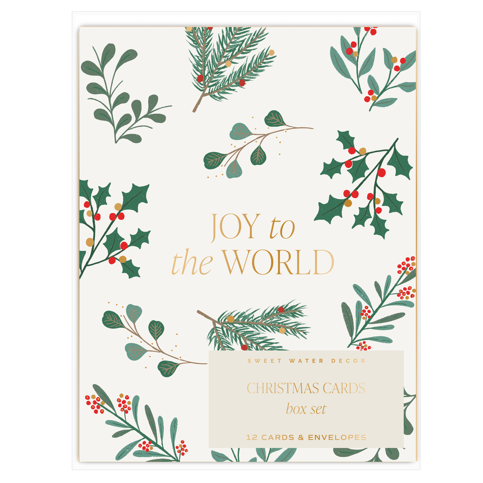 Assorted Holiday Card Set - Pack of 12