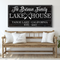 Family Lake House Paddle Sign II