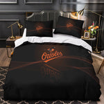Baltimore Orioles Bedding Set Quilt Cover Without Filler